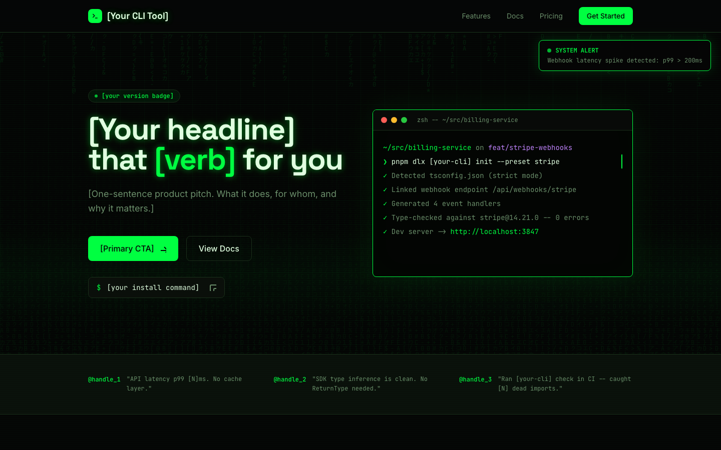 Developer Terminal