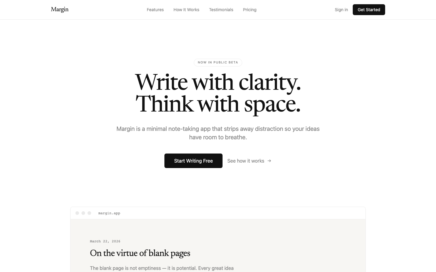 Editorial Minimal